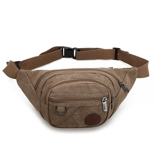 Ceinture Sac Banane Urbain Brun Vintage