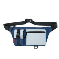 Sacoche Banane Urbaine Bleue Multi-Poches - Banane Avenue ™