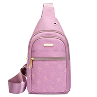 Sacoche Banane Bleue Florale Tendance - modèle Rose - Banane Avenue ™