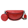 Sac Banane Élégance Croco Bleu Urbain