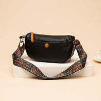 Sac Banane Cuir Bohème Chic Urbain - modèle Noir - Banane Avenue ™