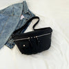 Sac Banane Urbain Vert Multipoches Pratique