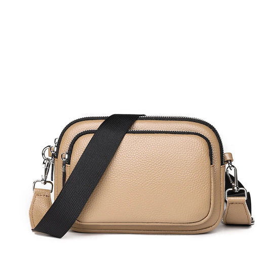 Sac Banane Élégant Cuir Beige Urbain