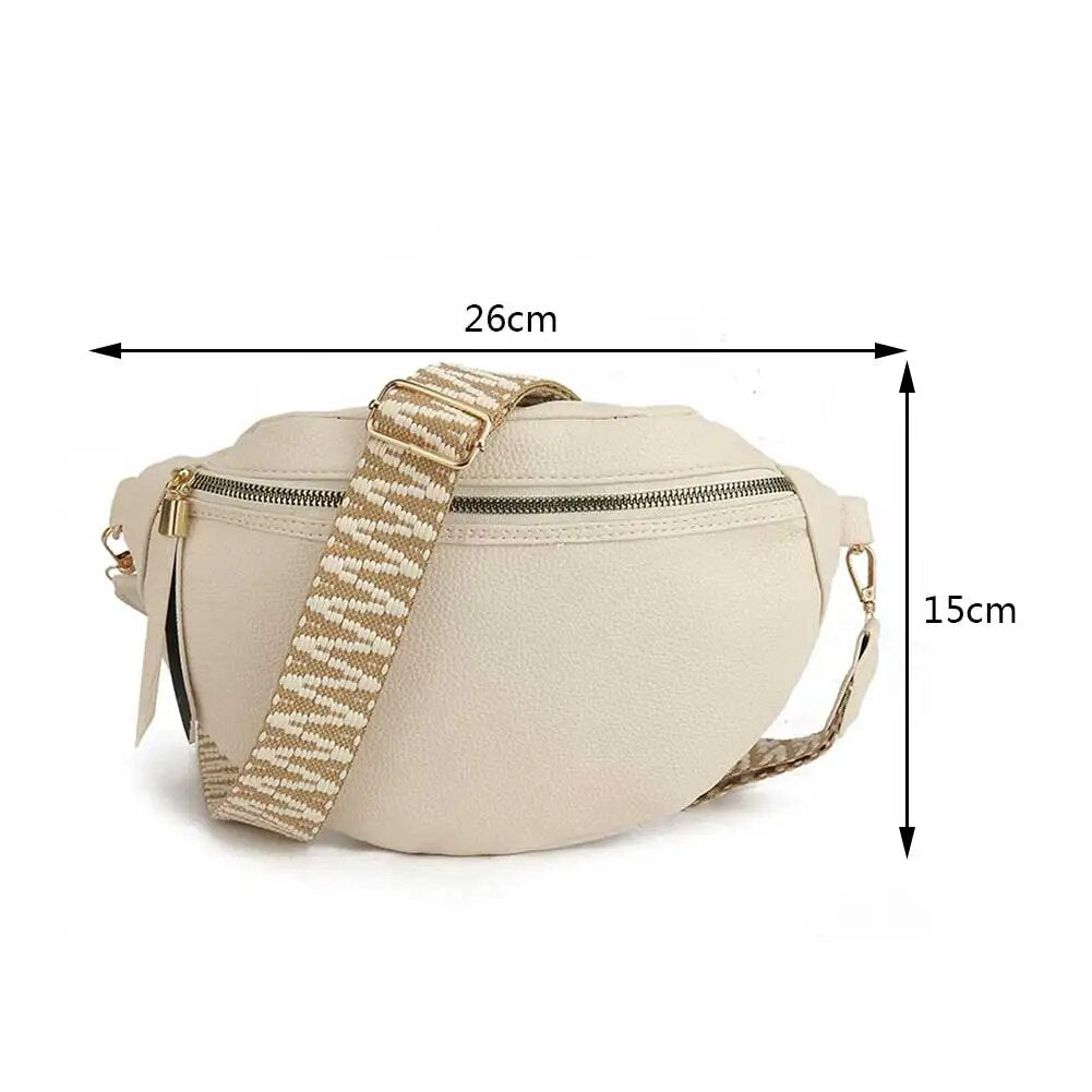 Sac Banane Élégant Rose Poudré Urbain