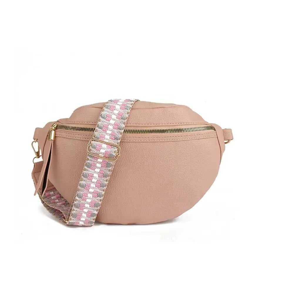 Sac Banane Élégant Rose Poudré Urbain