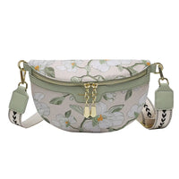Sac Banane Floral Elégance Tendance Urbaine - modèle Vert - Banane Avenue ™