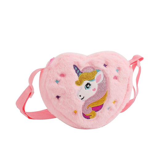 Sac Banane Enfant Licorne Peluche Rose