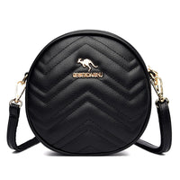 Sac Banane Élégant Cuir Noir Tendance