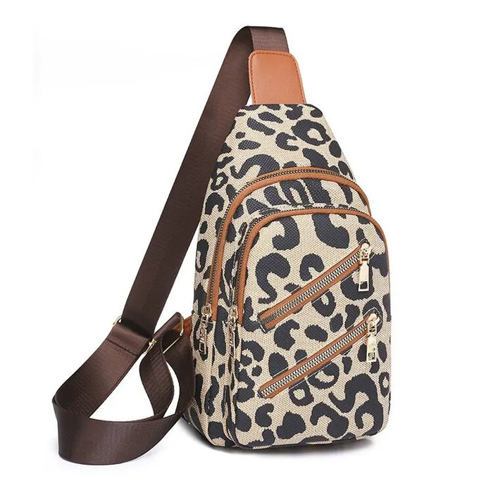 Sac Banane Urbain Imprimé Léopard Tendance