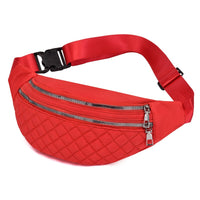 Sacoche Banane Matelassée Bleu Chic - modèle Red - Banane Avenue ™