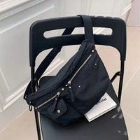 Sac Banane Urbain Vert Pratique Multipoches - modèle Black  Waist bag - Banane Avenue ™