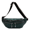 Sac Banane Matelassé Élégant Gris Urbain