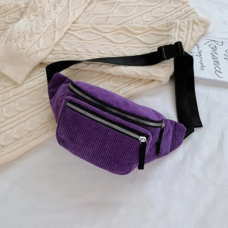 Sac Banane Urbain Kaki Multi-Poches Pratique