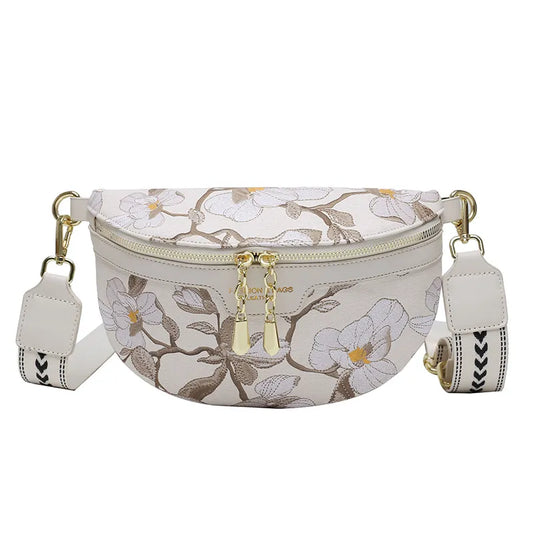 Sac Banane Floral Elégance Tendance Urbaine