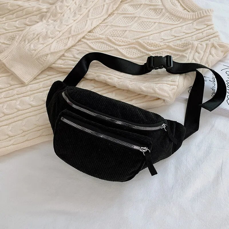 Sac Banane Urbain Kaki Multi-Poches Pratique