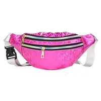 Sac Banane Scintillant Rose Tendance Urban Chic - modèle Rose fluo - Banane Avenue ™