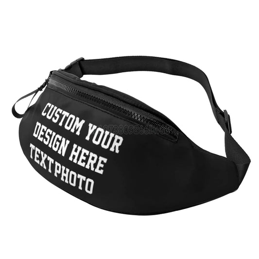 Sac Banane Personnalisable Noir Tendance
