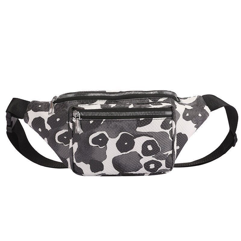 Sac Banane Floral Urbain Tendance Unisexe