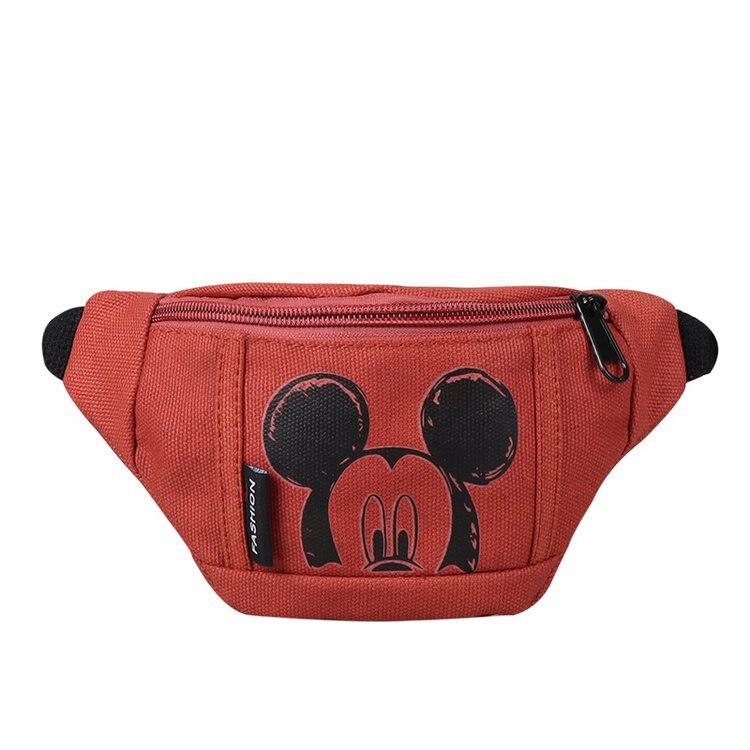 Sac Banane Vert Motif Mickey Unisexe