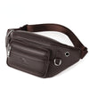 Sacoche Banane Urbaine Cuir Marron Premium