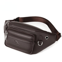 Sacoche Banane Urbaine Cuir Marron Premium - Banane Avenue ™