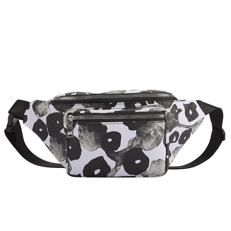 Sac Banane Floral Urbain Tendance Unisexe