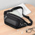 Sacoche Banane Urbaine Cuir Marron Premium - modèle Black - Banane Avenue ™