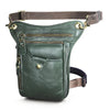 Sac Banane Cuir Vert Élégant Multipoche