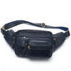 Sac Banane Élégant Cuir Marron Effet Croco
