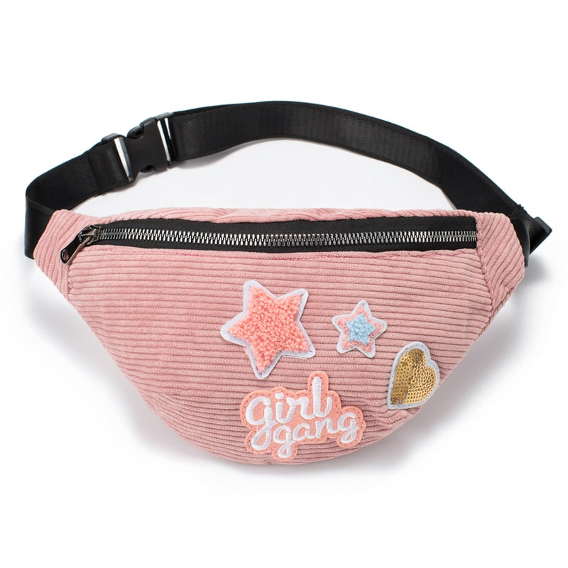 Sac Banane Rose Tendance Girl Gang