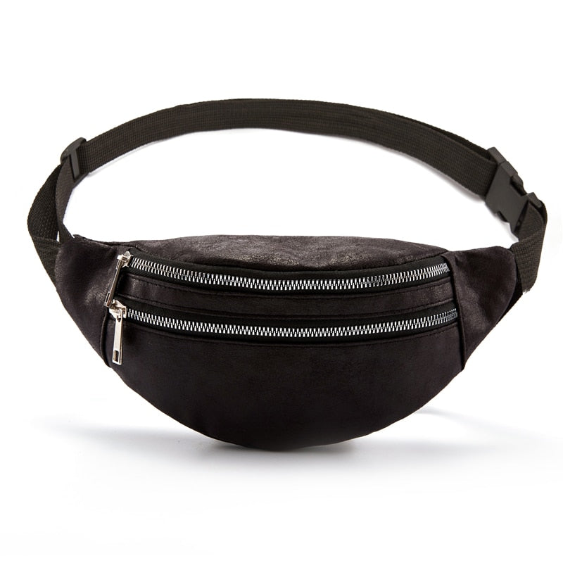 Sac Banane Urbain Gris Tendance Multipoches