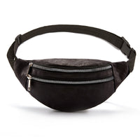 Sac Banane Urbain Gris Tendance Multipoches - modèle Noir - Banane Avenue ™