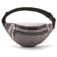 Sac Banane Urbain Gris Tendance Multipoches - Banane Avenue ™