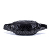 Sac Banane Urbain Motif Géométrique Noir et Blanc