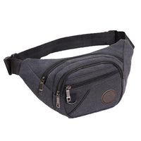 Sac Banane Urbain Multifonction en Toile - modèle Noir - Banane Avenue ™