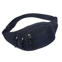 Sac Banane Urbain Bleu Denim Ajustable - modèle Noir - Banane Avenue ™