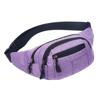 Sac Banane Urbain Bleu Denim Ajustable - modèle Violet - Banane Avenue ™