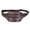 Sac Banane Cuir Marron Élégant Unisexe