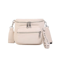 Sac Banane Urbain Noir Multi-Poches Unisexe - modèle Blanc - Banane Avenue ™