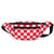 Ceinture Banane Urbaine Damier Rouge - modèle Rouge - Banane Avenue ™