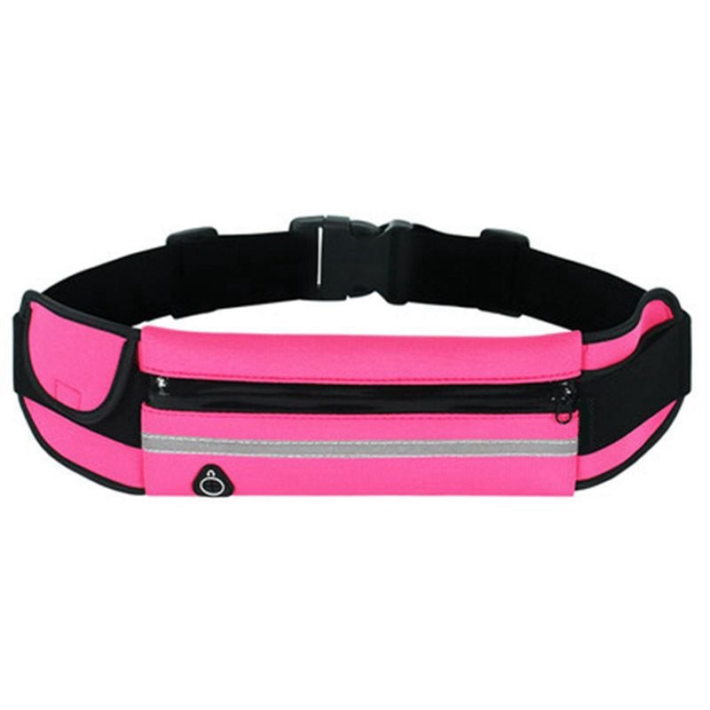 Ceinture Sportive Rose Ajustable avec Poche