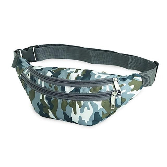 Sac Banane Camouflage Tendance Multi-Poches