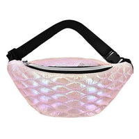 Sac Banane Holographique Sirène Tendance - modèle Rose - Banane Avenue ™