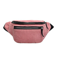 Sac Banane Urbain Rose Tendance Multi-Poches