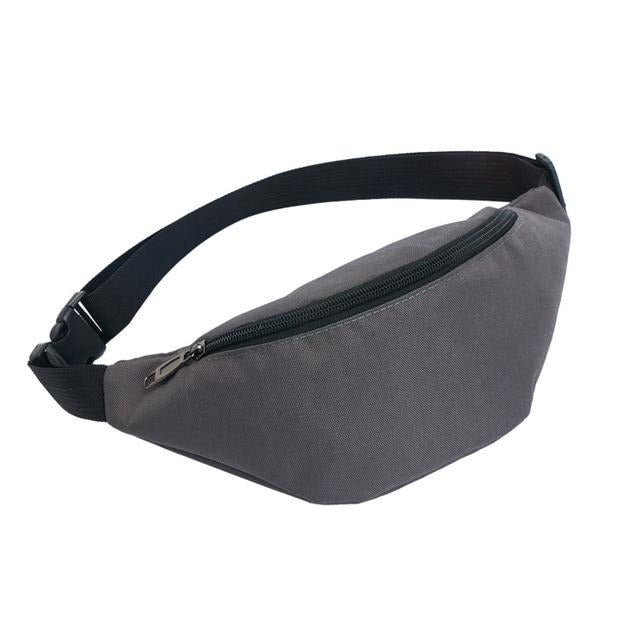 Sac Banane Urbain Gris Compact Pratique