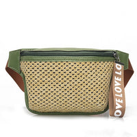 Sac Banane Tendance Motif Géométrique Urbain - modèle Vert - Banane Avenue ™