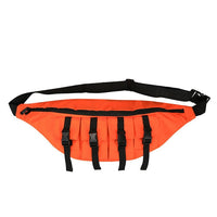 Sac Banane Urbain Multi-Poches Noir Unisexe - modèle Orange - Banane Avenue ™
