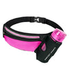 Sac Banane Sportif Rose avec Porte-Gourde