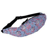 Sac Banane Fantaisie Licornes et Arc-en-ciel - modèle Violet - Banane Avenue ™