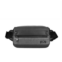 Sacoche Banane Urbaine Élégante Noire Unisexe